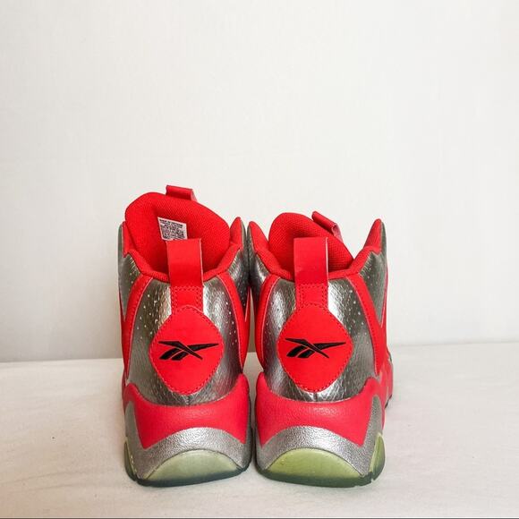 REEBOK Retro Vintage Y2K Kamikaze II Mid Red Fish Market Sz. 10.5 - Picture 6 of 8